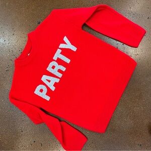 NWT english factory lurex party knit size small